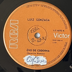 7/EP - LUIZ GONZAGA - OVO DE CODORNA/ O URUBU É UM TRISTE/1971 - BANANEIRA DISCOS - DISCO DE VINIL E CDS- FRETE GRÁTIS PARA TODO O BRASIL 