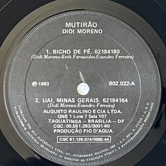 MUTIRÃO - DIDI MORENO - 1983 - loja online