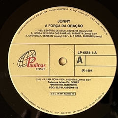 JONNY - A FORÇA DA ORAÇÃO , 1994 - BANANEIRA DISCOS - DISCO DE VINIL E CDS- FRETE GRÁTIS PARA TODO O BRASIL 