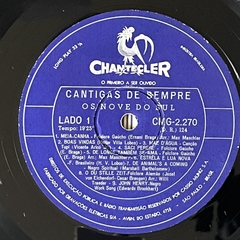 Os Nove Do Sul - Cantigas De Sempre , 19?? - BANANEIRA DISCOS - DISCO DE VINIL E CDS- FRETE GRÁTIS PARA TODO O BRASIL 