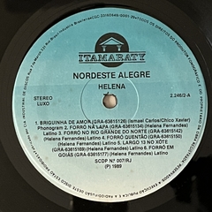 NORDESTE ALEGRE - HELENA - 1989 - BANANEIRA DISCOS - DISCO DE VINIL E CDS- FRETE GRÁTIS PARA TODO O BRASIL 