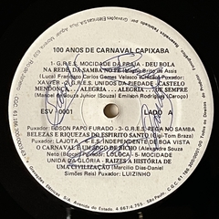 100 Anos De Carnaval Capixaba - Sambas Enredos Das Escolas De Samba Do Espírito Santo, 19?? - BANANEIRA DISCOS - DISCO DE VINIL E CDS- FRETE GRÁTIS PARA TODO O BRASIL 