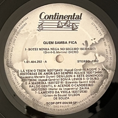 QUEM SAMBA FICA, 1982 - BANANEIRA DISCOS - DISCO DE VINIL E CDS- FRETE GRÁTIS PARA TODO O BRASIL 