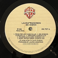 Laurie Anderson - Big Science, 1982 - loja online