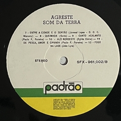 AGRESTE 0 SOM DA TERRA, 1975 - BANANEIRA DISCOS - DISCO DE VINIL E CDS- FRETE GRÁTIS PARA TODO O BRASIL 