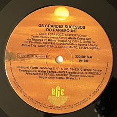 OS GRANDES SUCESSOS DO PARAMOUNT - 1989 - BANANEIRA DISCOS - DISCO DE VINIL E CDS- FRETE GRÁTIS PARA TODO O BRASIL 