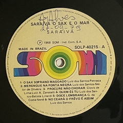 SARAIVA O SAX E O AMOR, 1968 - BANANEIRA DISCOS - DISCO DE VINIL E CDS- FRETE GRÁTIS PARA TODO O BRASIL 