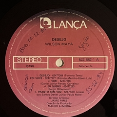 DESEJO - WILSON MAYA, 1984 - BANANEIRA DISCOS - DISCO DE VINIL E CDS- FRETE GRÁTIS PARA TODO O BRASIL 