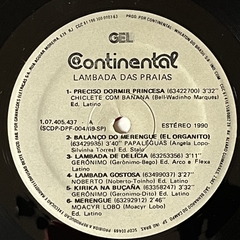 LAMBADA DAS PRAIAS, 1990 - BANANEIRA DISCOS - DISCO DE VINIL E CDS- FRETE GRÁTIS PARA TODO O BRASIL 