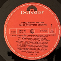 O MELHOR DAS PARADAS E SEUS INTERPRETES ORIGINAIS, 1980 - BANANEIRA DISCOS - DISCO DE VINIL E CDS- FRETE GRÁTIS PARA TODO O BRASIL 