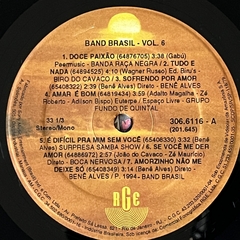 BAND BRASIL - VOL 6 - 1994 - BANANEIRA DISCOS - DISCO DE VINIL E CDS- FRETE GRÁTIS PARA TODO O BRASIL 