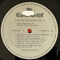 AVATAR LAMBADAS VOL. 2 , 1990 - BANANEIRA DISCOS - DISCO DE VINIL E CDS- FRETE GRÁTIS PARA TODO O BRASIL 