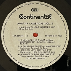 AVATAR LAMBADAS VOL. 2 , 1990 - loja online