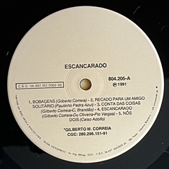 GILBERTO CORREIA - ESCANCARADO - 1991 - BANANEIRA DISCOS - DISCO DE VINIL E CDS- FRETE GRÁTIS PARA TODO O BRASIL 