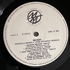 Marcelo Barra, José Eduardo Morais ‎– Recado - 1983 - BANANEIRA DISCOS - DISCO DE VINIL E CDS- FRETE GRÁTIS PARA TODO O BRASIL 