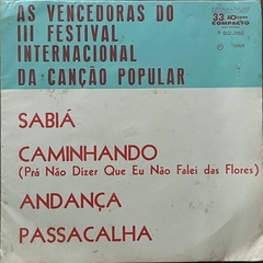 As Vencedoras Do III Festival Da Canção Popular, 1968