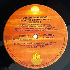 Zimbo Trio/convite Para Ouvir-lp Duplo- 1989 - (lp Vg+) C.b9 na internet