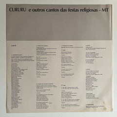 Cururu E Outros Cantos Das Festas Religiosas - Mt - Lp/vinil - loja online