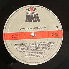 Lambadas E Lambaterias - 1988 - Lp/vinil - BANANEIRA DISCOS - DISCO DE VINIL E CDS- FRETE GRÁTIS PARA TODO O BRASIL 