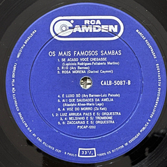 Os Mais Famosos Sambas, 19?? - Lp ( Disco Vg+) - BANANEIRA DISCOS - DISCO DE VINIL E CDS- FRETE GRÁTIS PARA TODO O BRASIL 