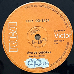 Luiz Gonzaga - Ovo De Codorna/ O Urubu É Um Triste/1971 -ep - comprar online