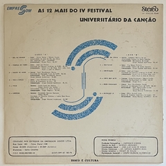 As 12 Mais IV Festival Universitário Da Canção - 1980 - comprar online