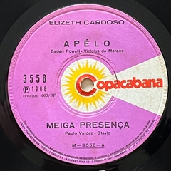 COMPACTO/ ELIZETH CARDOSO - APELÔ/MEIGA PRESENÇA/ CAPOEIRA TRÊS/ CIDADE VAZIA, 1968 - BANANEIRA DISCOS - DISCO DE VINIL E CDS- FRETE GRÁTIS PARA TODO O BRASIL 