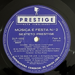 SEXTEETO PRESTIGIE - MÚSICA E FESTA , N.º 2 - BANANEIRA DISCOS - DISCO DE VINIL E CDS- FRETE GRÁTIS PARA TODO O BRASIL 