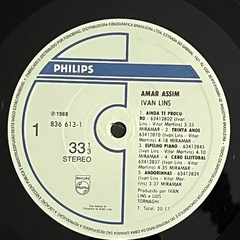 IVAN LINS - AMAR ASSIM - 1988 - BANANEIRA DISCOS - DISCO DE VINIL E CDS- FRETE GRÁTIS PARA TODO O BRASIL 