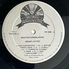 CESAR LEITÃO - MENTES CONGELADAS - 1992 - BANANEIRA DISCOS - DISCO DE VINIL E CDS- FRETE GRÁTIS PARA TODO O BRASIL 