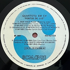 QUARTETO EM CY, PONTO DE LUZ, 1983 - loja online