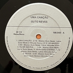 Guto Neves - Uma Canção, 19?? - BANANEIRA DISCOS - DISCO DE VINIL E CDS- FRETE GRÁTIS PARA TODO O BRASIL 