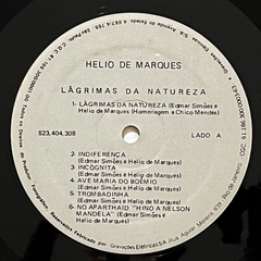 HELIO DE MARQUES - A VOZ DO POETA - LAGRIMAS DA NATUREZA, 19?? - BANANEIRA DISCOS - DISCO DE VINIL E CDS- FRETE GRÁTIS PARA TODO O BRASIL 