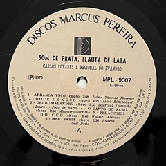 SOM DE PRATA, FLAUTA DE LATA - CARLOS POYARES E REGIONAL DO EVANDRO, 1975 - BANANEIRA DISCOS - DISCO DE VINIL E CDS- FRETE GRÁTIS PARA TODO O BRASIL 