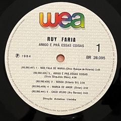 RUY FARIAS, AMIGO E PARA ESSAS COISAS, 1984 - BANANEIRA DISCOS - DISCO DE VINIL E CDS- FRETE GRÁTIS PARA TODO O BRASIL 