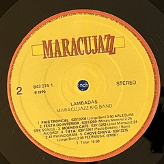 MARACUJAZZ BIG BANDA - LAMBADAS - 1990 - BANANEIRA DISCOS - DISCO DE VINIL E CDS- FRETE GRÁTIS PARA TODO O BRASIL 