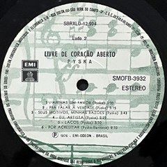 PYSKA - LIVRE DE CORAÇÃO ABERTO, 1976 - BANANEIRA DISCOS - DISCO DE VINIL E CDS- FRETE GRÁTIS PARA TODO O BRASIL 