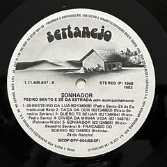 PEDRO BENTO E ZÉ DA ESTRADA ( SONHADOR) , 1983 - BANANEIRA DISCOS - DISCO DE VINIL E CDS- FRETE GRÁTIS PARA TODO O BRASIL 