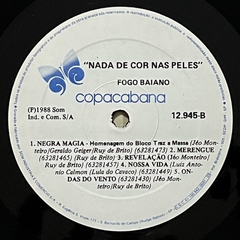 FOGO BAIANO, NADA DE COR NAS PELES, 1988 - loja online