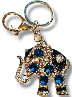 Llavero Strass y Gemas Elefante