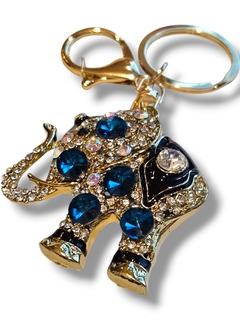 Llavero Strass y Gemas Elefante - comprar online