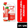 Protetor Labial FPS 15 Morango Sun Dermachem