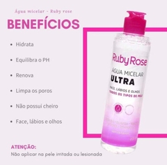 Água Micelar Ultra Ruby Rose 200ml - loja online