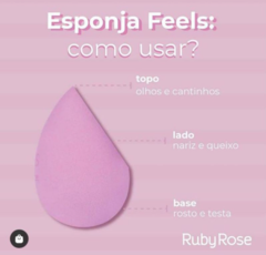 ESPONJA FEELS - RUBY ROSE - loja online