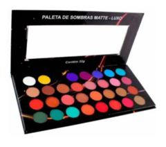 Paleta De Sombra Matte Luxo 32 Cores da Ludurana - Portal Make