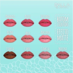 Batom Líquido Efeito Matte - Dalla Makeup - Portal Make