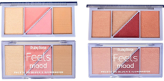 Paleta De Blush e Iluminador Feels Mood Ruby Rose HB-7529