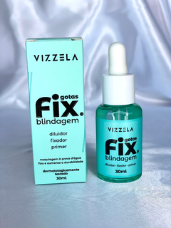 Vizzela Gotas Fix Blindagem Fixador de Maquiagem 30ml - Portal Make