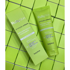 Máscara + Esfoliante Facial Proteção Urbana Ruby Skin - Ruby Rose - Portal Make