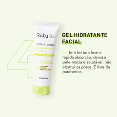 Gel Hidratante Facial Ruby Skin Proteção Urbana Vegano 50g - comprar online